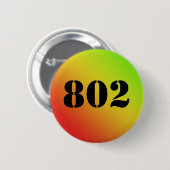 Badge Rond 5 Cm Le Vermont "802" bouton (Devant & derrière)