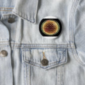 BADGE ROND 5 CM LE VIRUS 2009 (En situation)