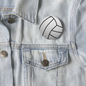 Badge Rond 5 Cm Le volleyball fait sur commande folâtre le produit (En situation)