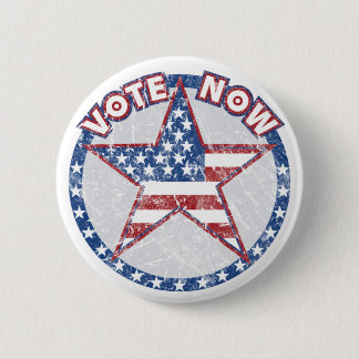 Badge Rond 5 Cm Le vote vintage se boutonnent maintenant