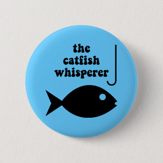 Badge Rond 5 Cm le whisperer de poisson-chat
