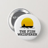 Badge Rond 5 Cm Le Whisperer de poissons (Devant & derrière)