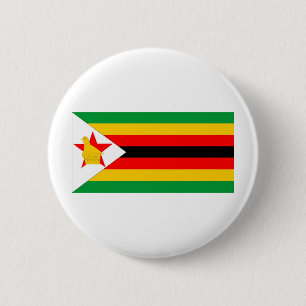 Badge Rond 5 Cm Le Zimbabwe