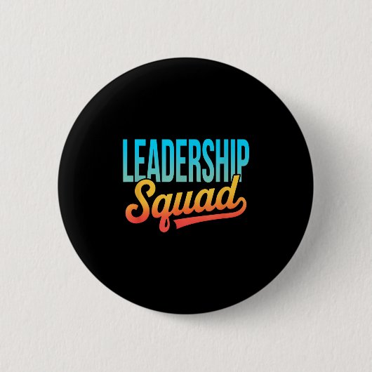 Badge Rond 5 Cm Leadership Équipe Chef Motivation de gestion (Devant)