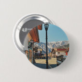 Badge Rond 5 Cm Leavenworth - Washington  (Devant & derrière)