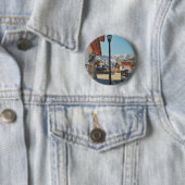 Badge Rond 5 Cm Leavenworth - Washington  (En situation)