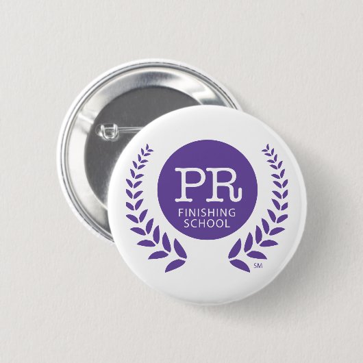Badge Rond 5 Cm L'école de finition PR (Devant & derrière)