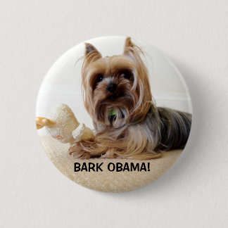 BADGE ROND 5 CM L'ÉCORCE OBAMA DE BOMBO