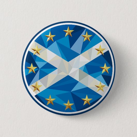 Badge Rond 5 Cm L'Ecosse dans l'insigne d'UE (Devant)
