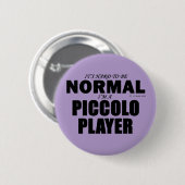 Badge Rond 5 Cm Lecteur Piccolo normal (Devant & derrière)