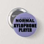 Badge Rond 5 Cm Lecteur Xylophone normal (Devant & derrière)