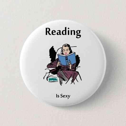 Badge Rond 5 Cm Lecture (Devant)