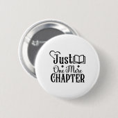 Badge Rond 5 Cm Lecture Art Juste Un Autre Chapitre (Devant & derrière)