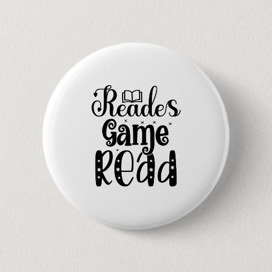 Badge Rond 5 Cm Lecture Art Reades Jeu Lire (Devant)