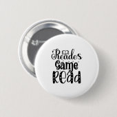 Badge Rond 5 Cm Lecture Art Reades Jeu Lire (Devant & derrière)