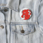 Badge Rond 5 Cm Lecture de Gossamer - Couleur complète (En situation)