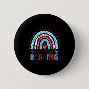 Badge Rond 5 Cm Lecture de livres lecteur amoureux bibliothécaire