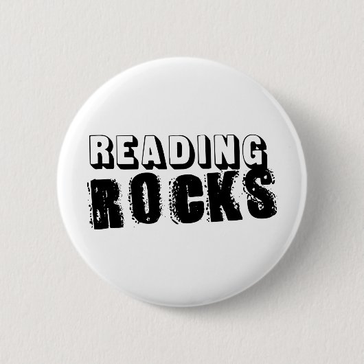 Badge Rond 5 Cm Lecture des rochers (Devant)