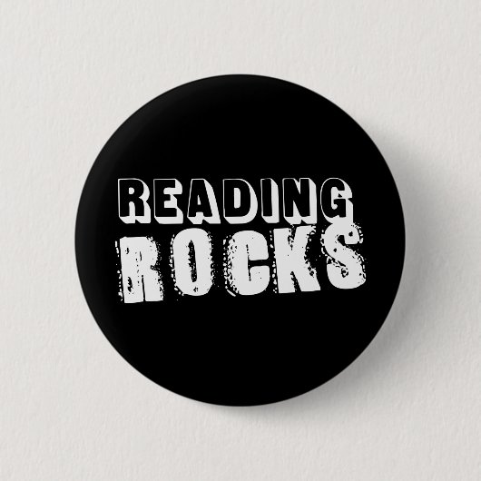Badge Rond 5 Cm Lecture des rochers (Devant)