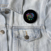 Badge Rond 5 Cm Lecture drôle 67 Professeur Six Sept Lecture 6 7 H (En situation)
