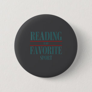 Badge Rond 5 Cm Lecture drôle est mon livre préféré de citation d'