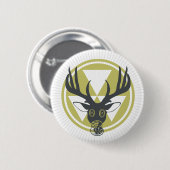 Badge Rond 5 Cm L'effet nucléaire (Devant & derrière)