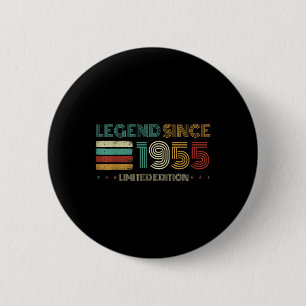 Badge Rond 5 Cm Légende de 70 ans depuis 1955 70e anniversaire