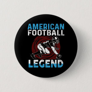 Badge Rond 5 Cm Légende du football américain