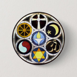 Badge Rond 5 Cm L'église universaliste unitarienne Rockford, IL