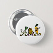 Badge Rond 5 Cm Légumes (Devant & derrière)