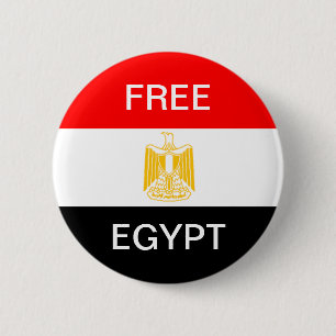 BADGE ROND 5 CM L'EGYPTE LIBRE