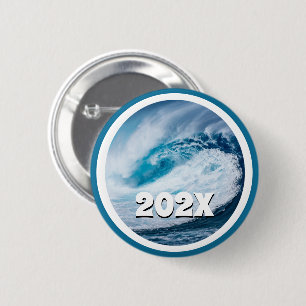 Badge Rond 5 Cm L'élection présidentielle américaine de la vague b