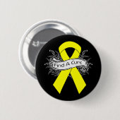 Badge Rond 5 Cm L'endométriose trouvent un ruban de traitement (Devant & derrière)