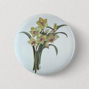 Badge Rond 5 Cm Lent Lily