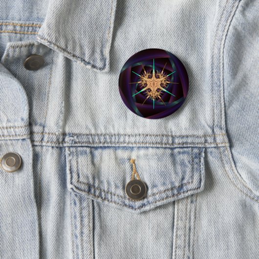 Badge Rond 5 Cm Lenti Bug (En situation)