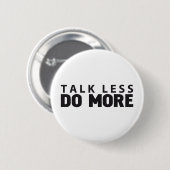 BADGE ROND 5 CM L'ENTRETIEN FONT MOINS PLUS (Devant & derrière)