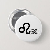 Badge Rond 5 Cm Leo (Devant & derrière)