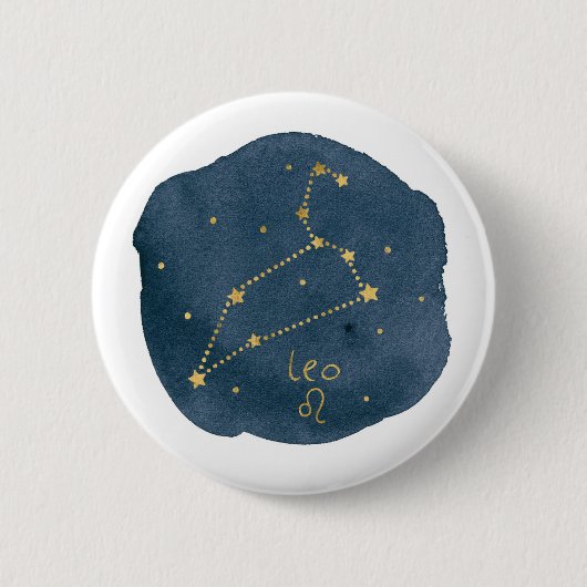 Badge Rond 5 Cm Leo (Devant)