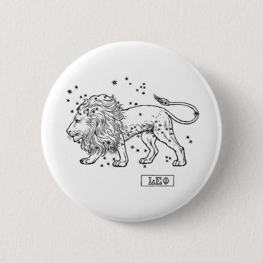 Badge Rond 5 Cm Leo (Devant)
