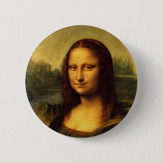 Badge Rond 5 Cm Leonardo da Vinci Mona Lisa (Devant)