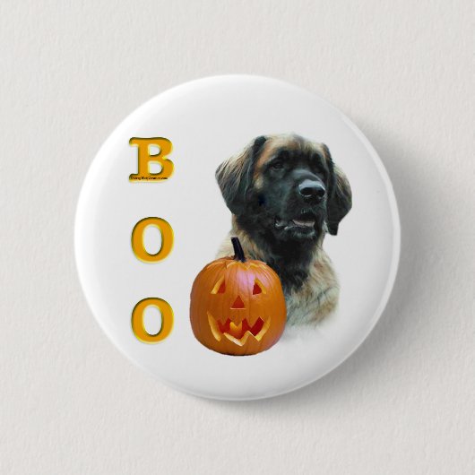 Badge Rond 5 Cm Leonberger Boo (Devant)