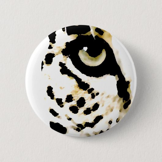 Badge Rond 5 Cm Léopard Eye (Devant)