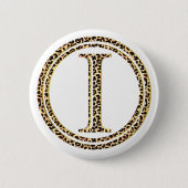 Badge Rond 5 Cm léopard I (Devant)
