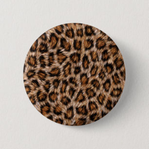 Badge Rond 5 Cm Leopard Spots Pour Jaguar Animal Cat Pattern.j