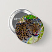 Badge Rond 5 Cm Leopard tacheté (Devant & derrière)