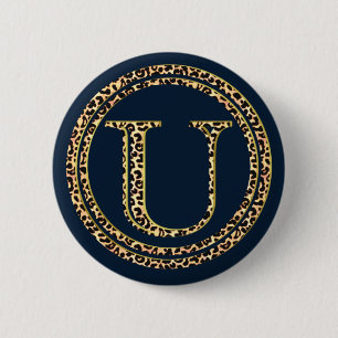 Badge Rond 5 Cm Leopard U