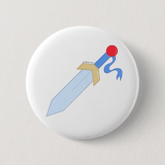 Badge Rond 5 Cm L'Épée courte (Devant)