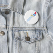 Badge Rond 5 Cm L'Épée courte (En situation)