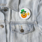 Badge Rond 5 Cm leprechaun emoji (En situation)