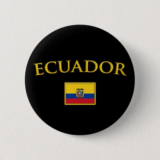 Badge Rond 5 Cm L'Equateur d'or (Devant)